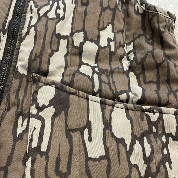 SAF T BAK Trebark Reversible Duck Camo/Hunter Orange Insulated Vest LG Made USA - Picture 3 of 11
